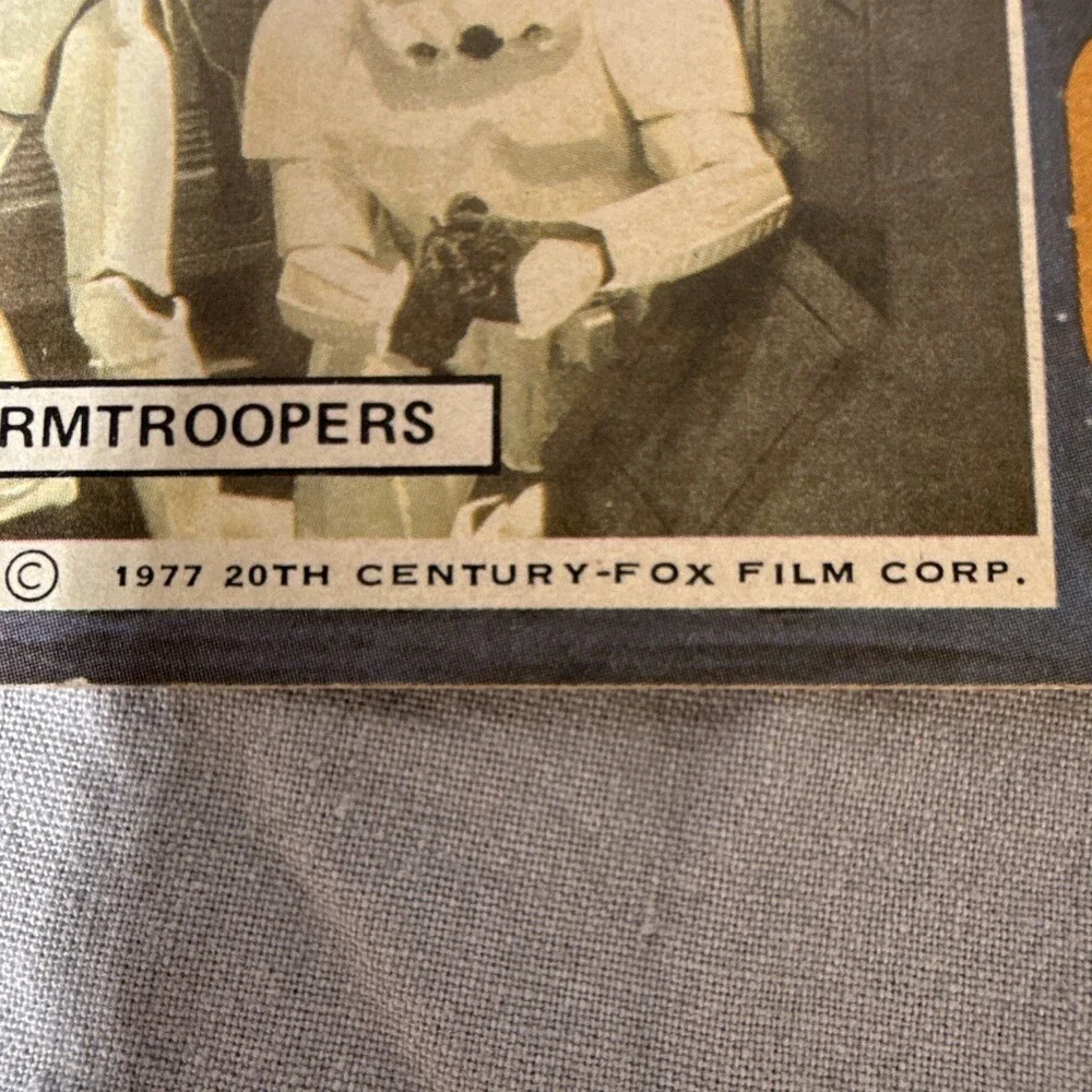 Star Wars 1977 ADPAC Sticker Trading Card #4 Stormtroopers Stormtrooper